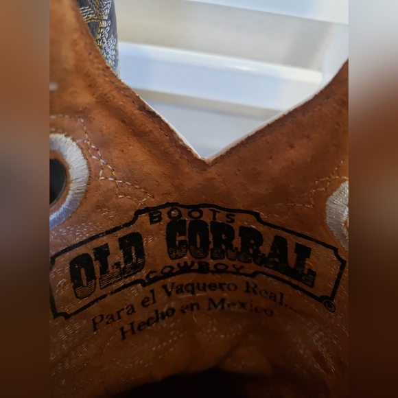 Cowgirl Boots Leather Made in Mexico Size 7 Brown Color - Picture 11 of 13